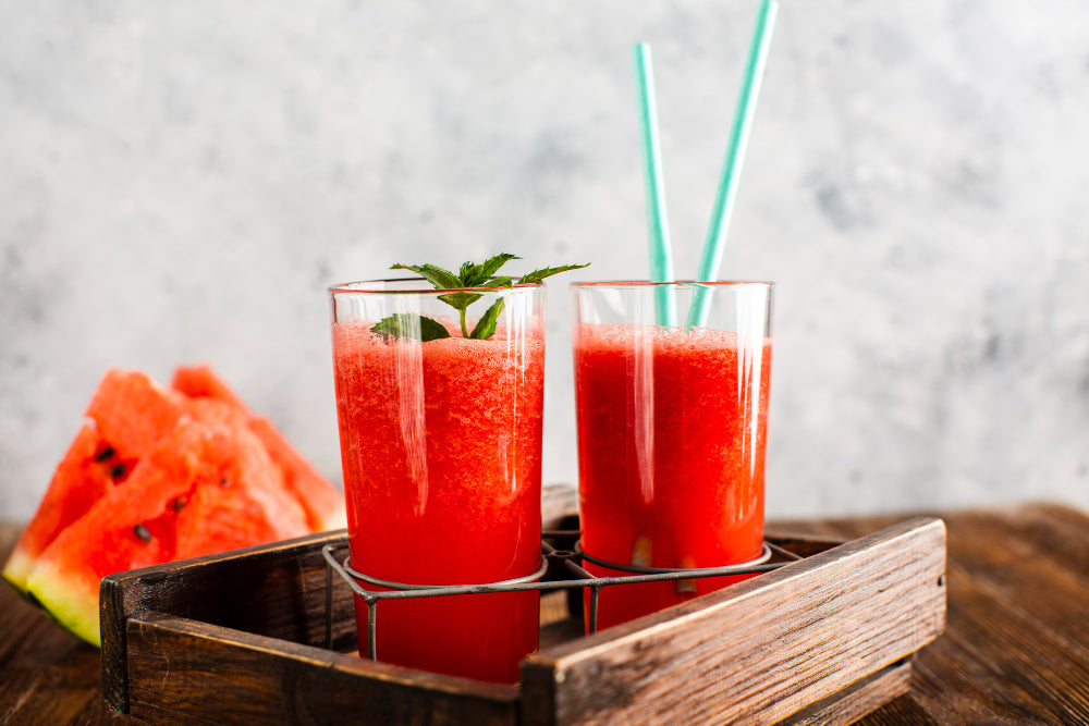 Rehydrate and refresh with a chilled glass of watermelon