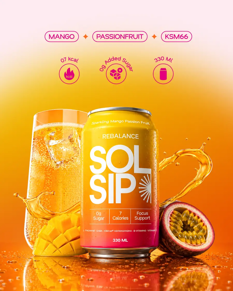 Sparkling Mango Passion Fruit 330ml