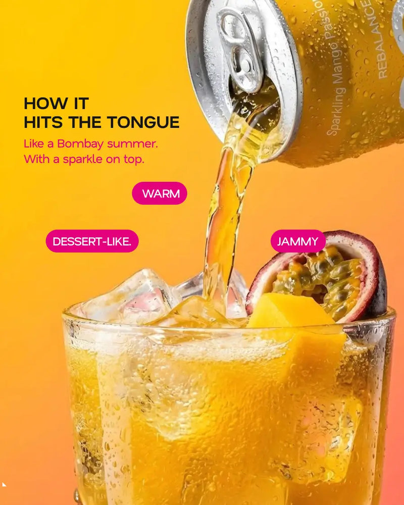 Sparkling Mango Passion Fruit 330ml