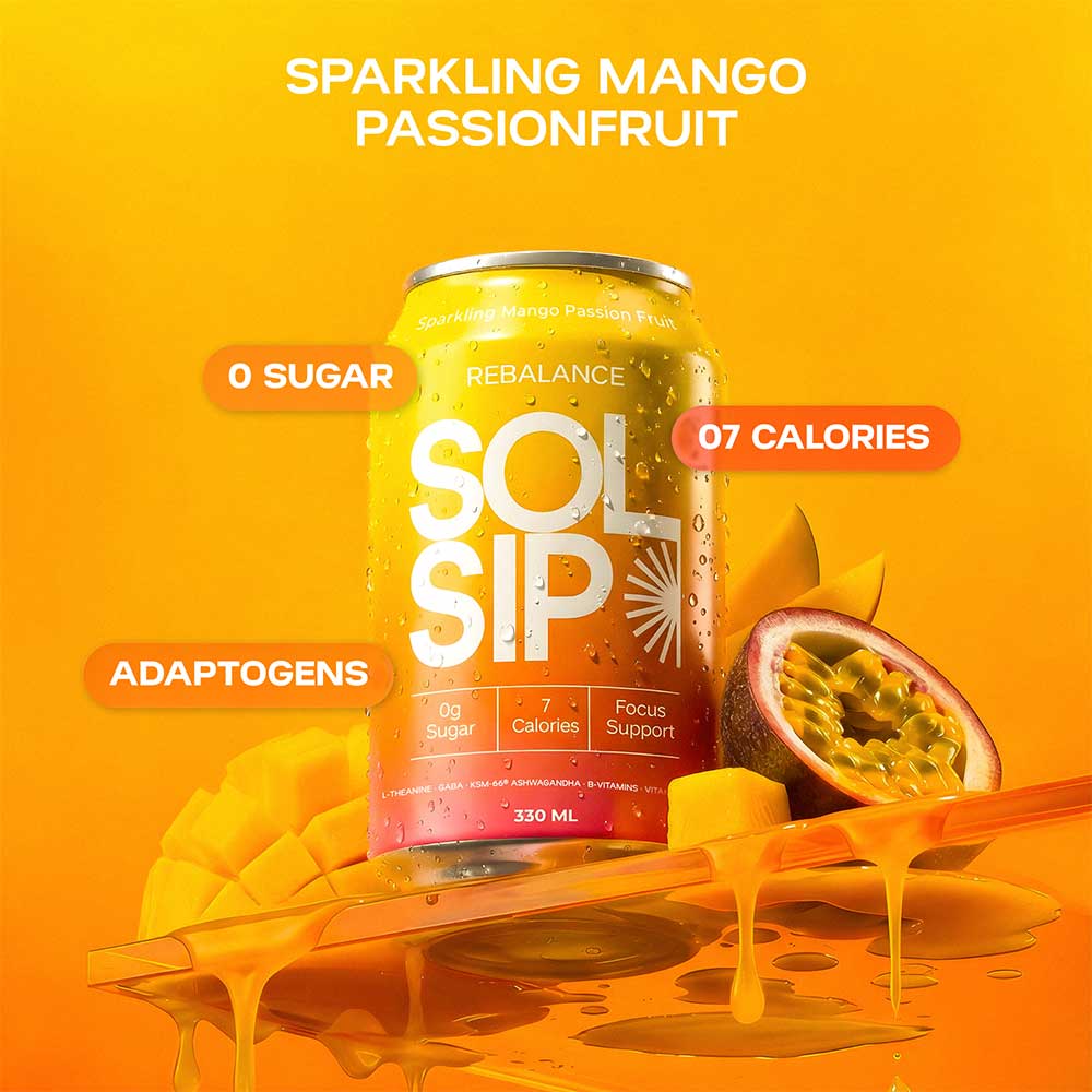 Sparkling Mango Passion Fruit