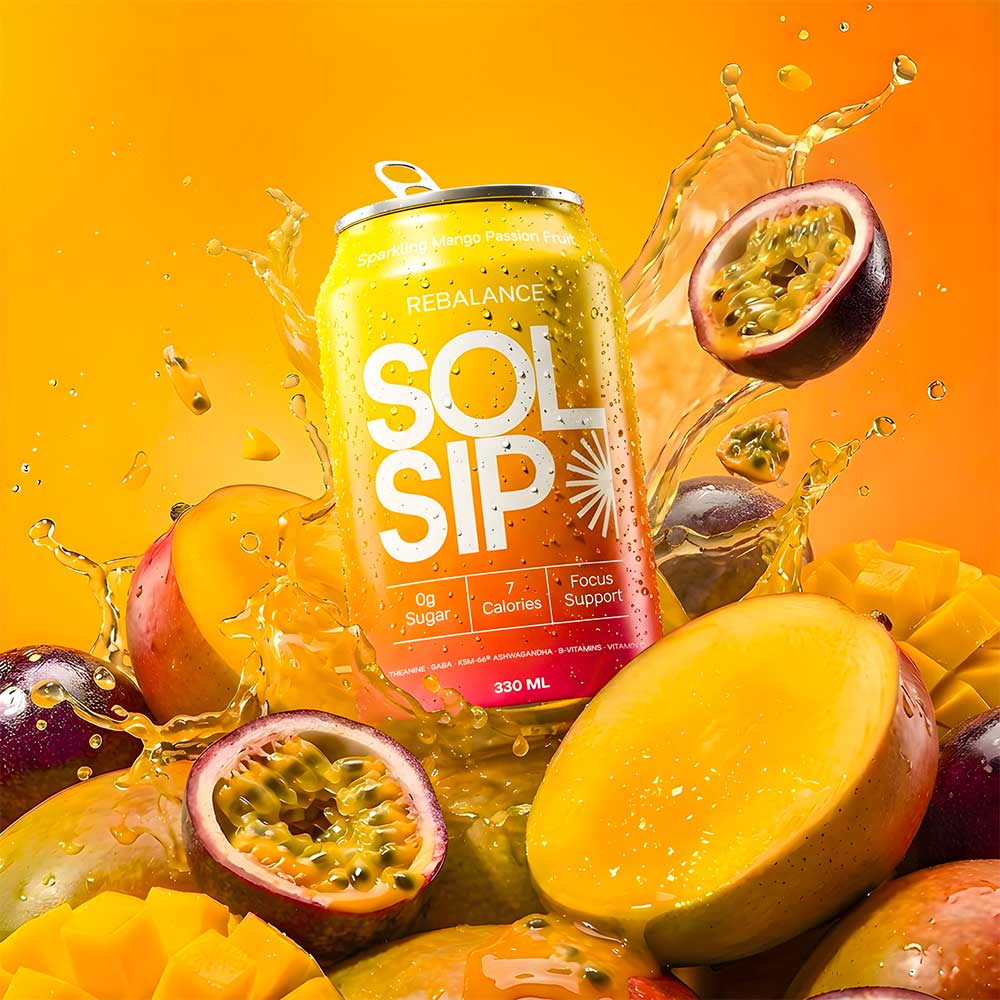 Sparkling Mango Passion Fruit