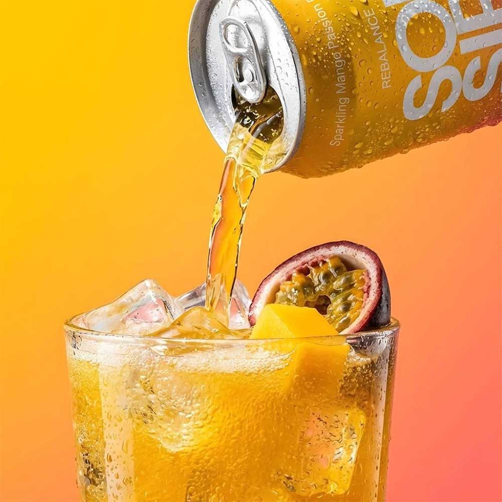 Sparkling Mango Passion Fruit